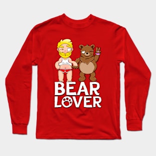 Bear Lover Blond Long Sleeve T-Shirt